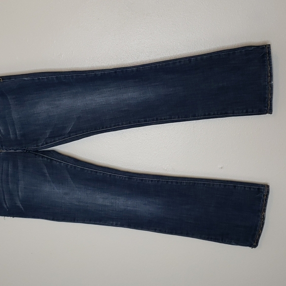 LA IDOL USA Y2K Jeans Studded Bootcut Overstitched Vintage Excellent Summer - Picture 8 of 16